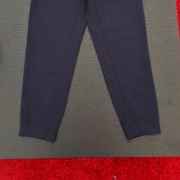New Chico's 00R = Size 2 Relaxed Pull On Ankle Pants Navy Blue Pockets Stretch - Picture 15 of 15